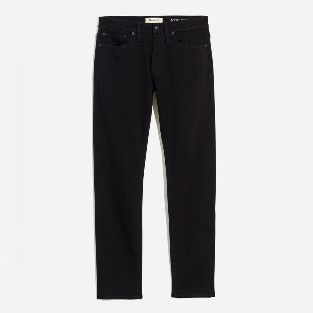 Madewell Men's Athletic Slim Fit CoolMax Black Jeans
